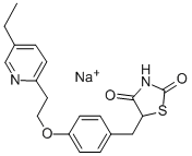 5-[4-[2-(5-乙基-2-吡啶基)乙氧基]苄基]-2,4-噻唑烷二