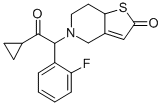 5-[2-环丙基-1-(2-氟苯基)-2-氧代乙基]-5,6,7,7A-四氢噻