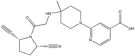 2-[4-[[2-[(2S,5R)-2-氰基-5-乙炔基-1-吡咯烷基]-2-氧代