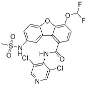 N-(3,5-二氯吡啶-4-基)-4-二氟甲氧基-8-[(甲磺酰基