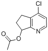 4-氯-6,7-二氢-5H-环戊并[B]吡啶-7-基乙酸酯