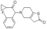 5-[2-环丙基-1-(2-氟苯基)-2-氧代乙基]-4,5,6,7-四氢噻